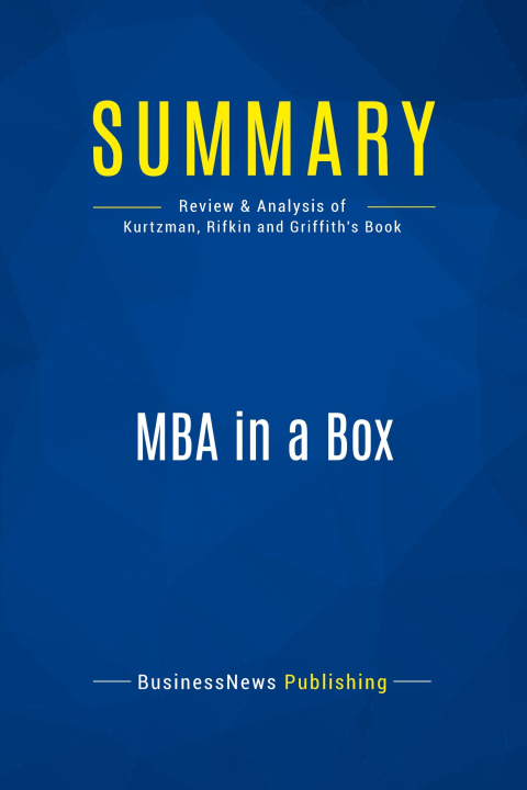 Βιβλίο Summary: MBA in a Box 