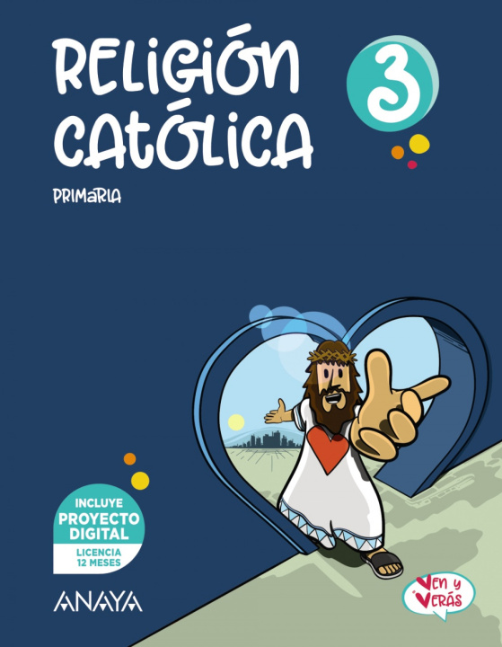 Kniha RELIGION 3ºEP 22 VES Y VERAS 