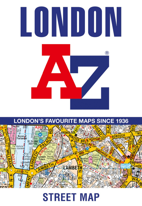 Nyomtatványok London A-Z Street Map A-Z maps