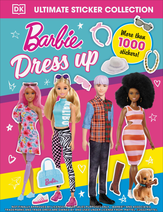 Kniha Barbie Dress Up Ultimate Sticker Collection DK