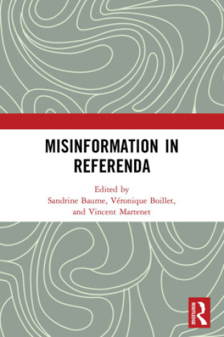 Knjiga Misinformation in Referenda Sandrine Baume