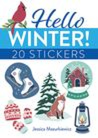 Carte Hello Winter! Stickers Jessica Mazurkiewicz