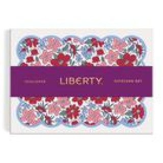 Kniha Liberty Scalloped Shaped Notecard Set Galison