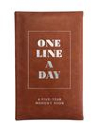 Calendar/Diary Luxe One Line a Day Chronicle Books