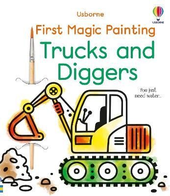 Книга First Magic Painting Trucks and Diggers ABIGAIL WHEATLEY