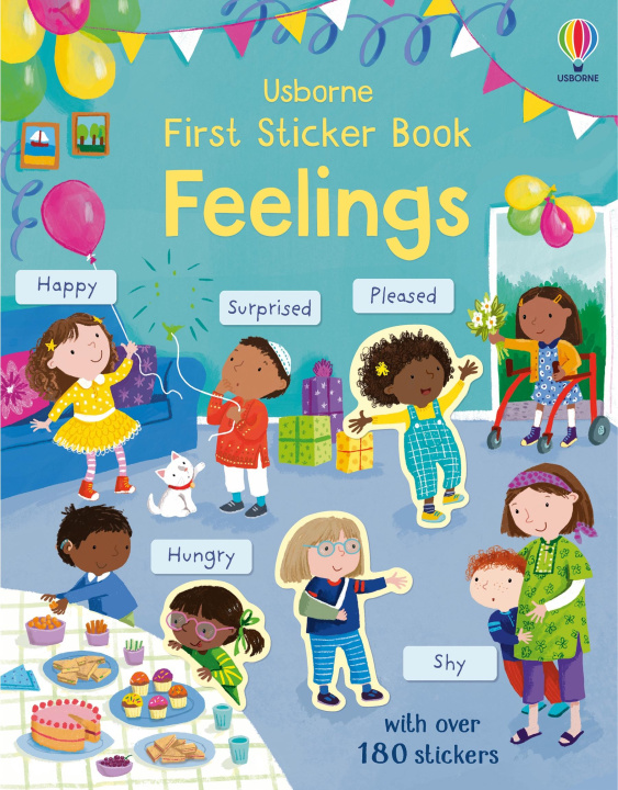 Книга First Sticker Book Feelings HOLLY BATHIE