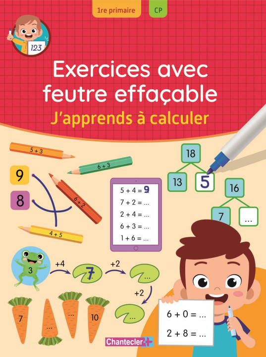 Buch Exercices avec feutre effaçable - J'apprends à calculer THEISSEN