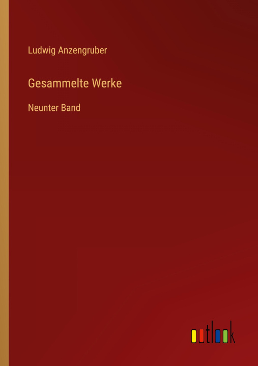 Βιβλίο Gesammelte Werke Ludwig Anzengruber