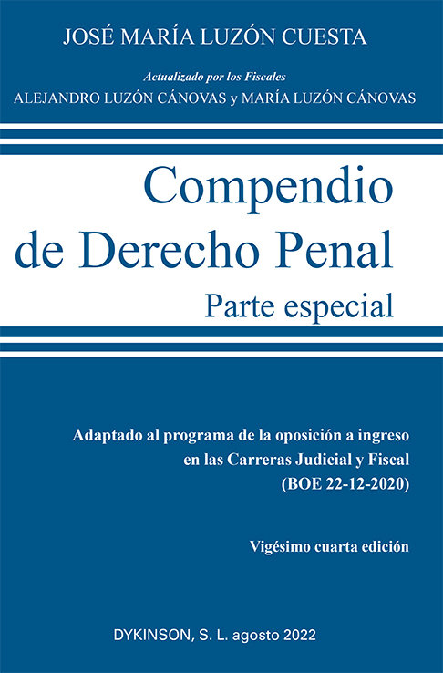 Könyv Compendio de Derecho Penal. Parte Especial 