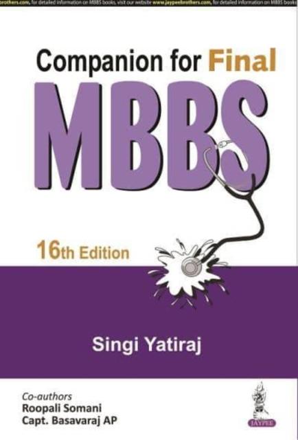 Buch Companion for Final MBBS Singi Yatiraj
