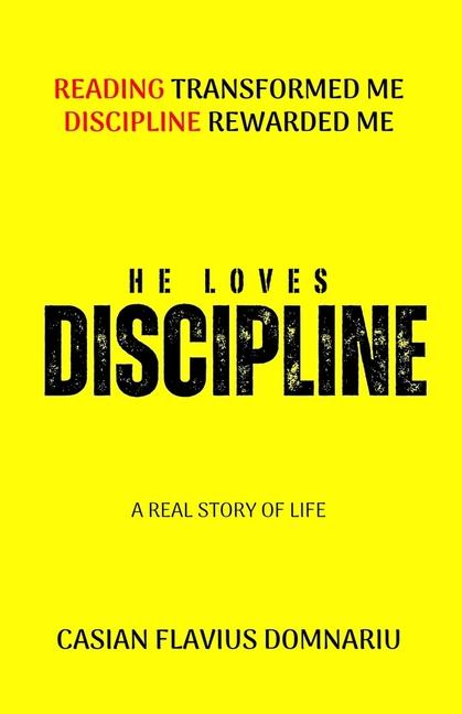 Kniha He Loves Discipline Casian Flavius Domnariu