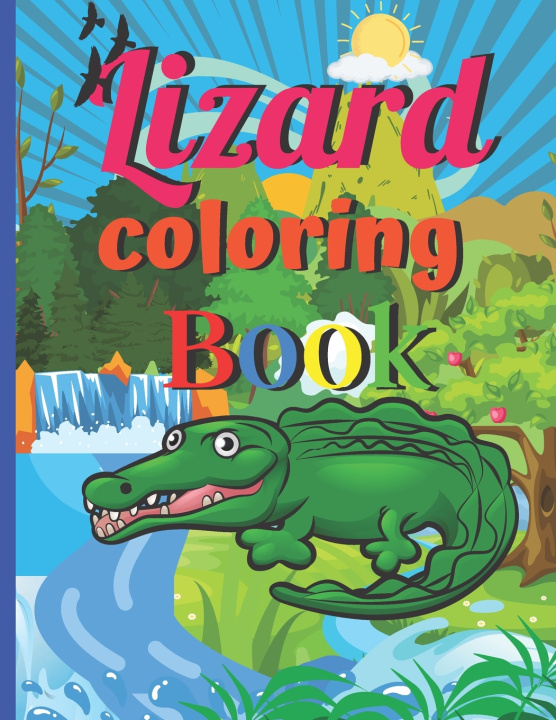 Knjiga Lizard Coloring Book Jhonson Publication