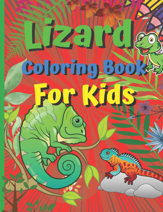 Knjiga Lizard Coloring Book Jhonson Publication