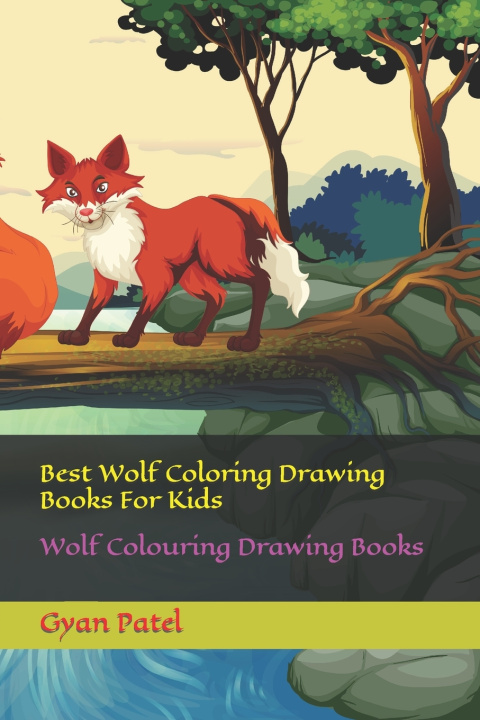 Βιβλίο Best Wolf Coloring Drawing Books For Kids Gyan Singh Patel
