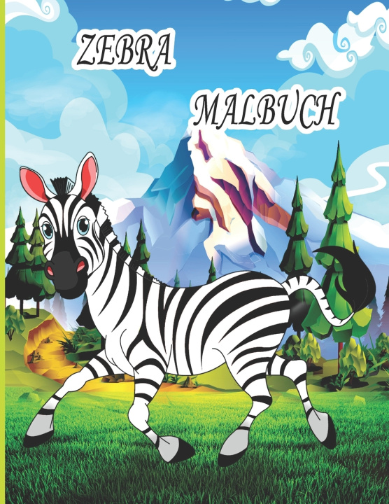 Knjiga Zebra Malbuch Ab Draw Veroeffentlichung