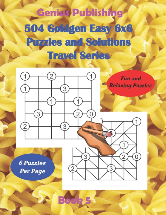 Buch 504 Gokigen Easy 6x6 Puzzles and Solutions Travel Series Book 5 Genius Publishing