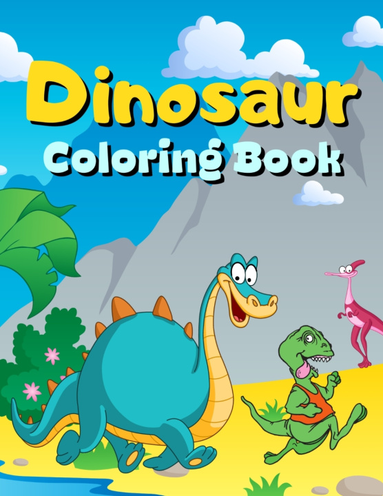 Knjiga Dinosaur Coloring Book Pippa White