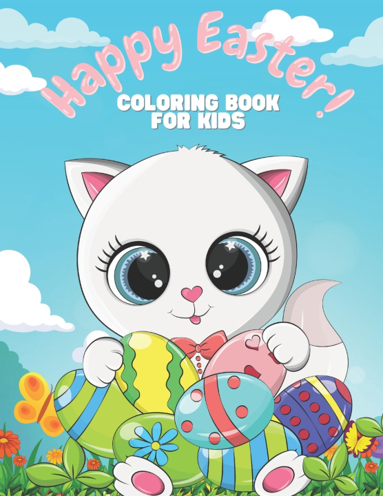 Βιβλίο Happy Easter Coloring Book For Kids Mood4life