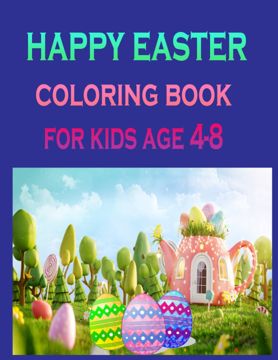 Buch happy easter colori ng book for kids age 4-8 Nasima Zoha