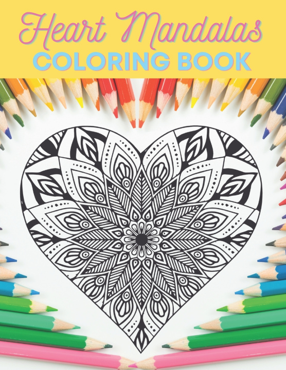 Βιβλίο Heart Mandalas Coloring Book Mood4life