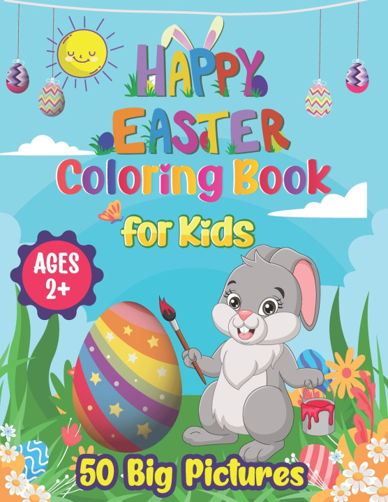 Buch Happy Easter Coloring Book for Kids Ages 2+ Great Zest