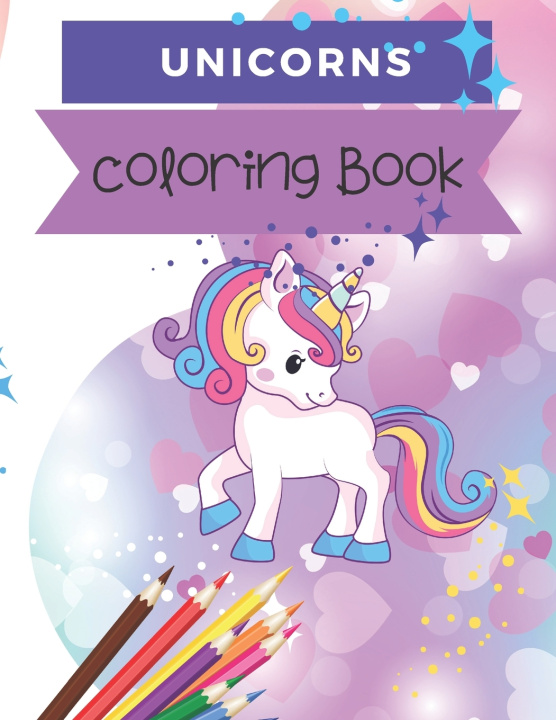 Knjiga Unicorns Coloring Book Maleyn Artmor