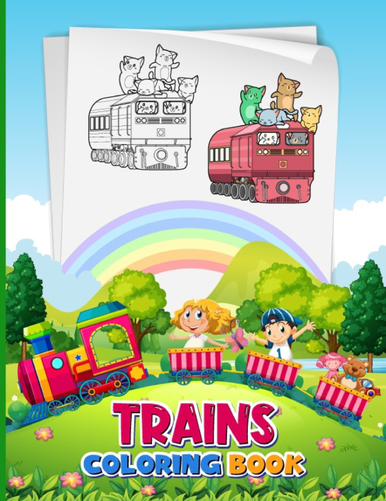 Knjiga Trains Coloring Book Leland T Frizzell
