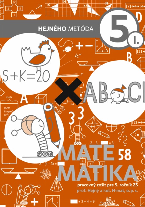 Carte Matematika 5. ročník - pracovný zošit 1. diel (tehlová) Hejný