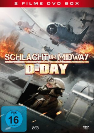 Wideo Schlacht um Midway / D-Day, 2 DVD Lothar Emmerich