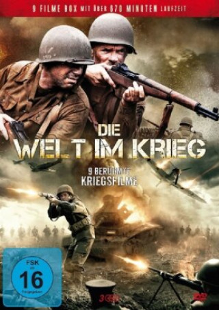 Video Die Welt im Krieg - 9 berühmte Kriegsfilme, 3 DVD Curd Jürgens