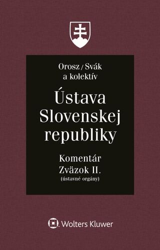 Книга Ústava Slovenskej republiky Ján Svák