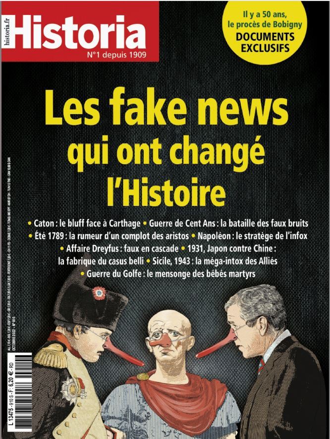 Könyv Historia N°910 : Les fake news qui ont changé l'Histoire - oct 2022 