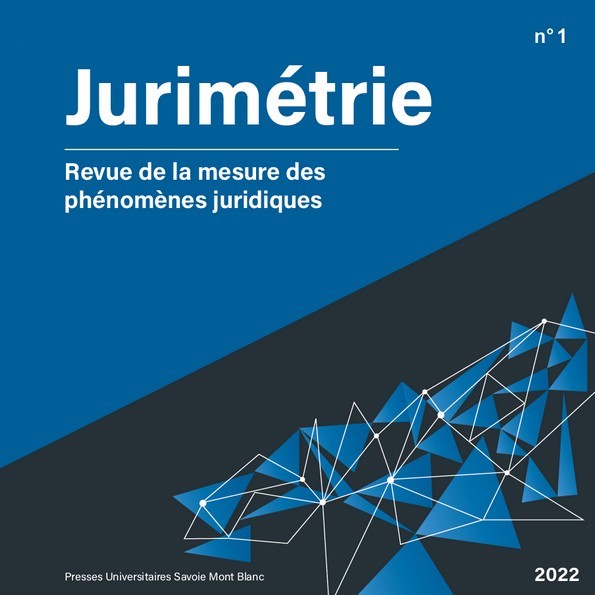 Könyv Jurimétrie - Revue de la mesure des phénomènes juridiques - n°1-2022 Quézel-Ambrunaz