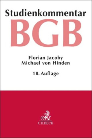 Kniha Bürgerliches Gesetzbuch Michael Von Hinden