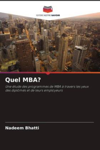 Book Quel MBA? Nadeem Bhatti