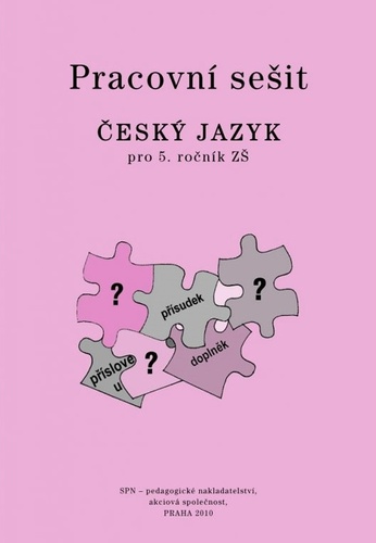 Book Pracovní sešit Český jazyk pro 5. ročník ZŠ M. Buriánková