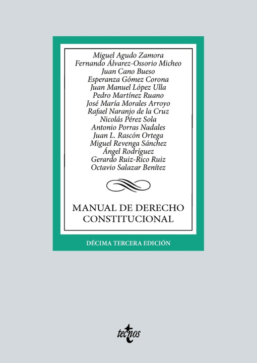 Book Manual de Derecho Constitucional 