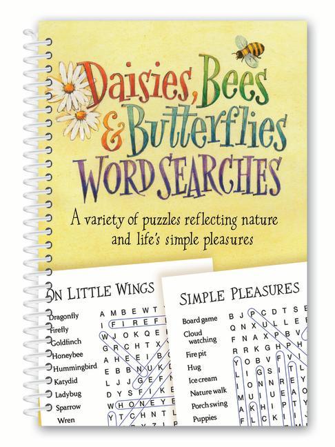 Knjiga Daisies, Bees & Butterflies Word Searches 