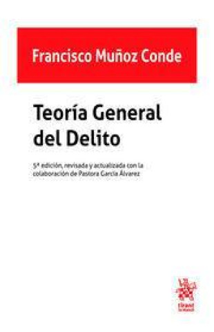 Buch Teoría General del Delito 5? Edición MUÑOZ CONDE