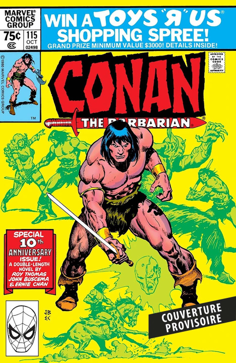 Könyv Conan le Barbare : L'intégrale 1979-1980 (T11) 