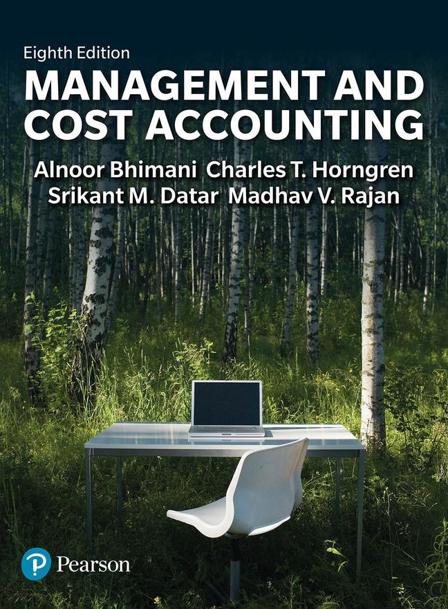Könyv Management and Cost Accounting Alnoor Bhimani