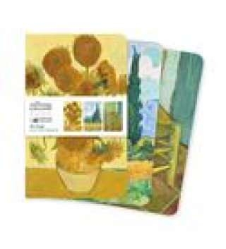 Ημερολόγιο/ημερολόγιο ατζέντα National Gallery: Van Gogh Set of 3 Mini Notebooks 