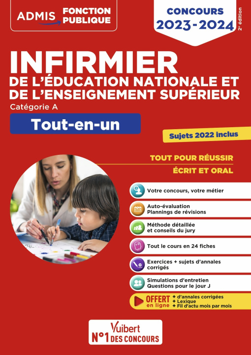 Knjiga Concours Infirmier de l'Éducation nationale et de l'Enseignement supérieur - Tout-en-un Gueguen
