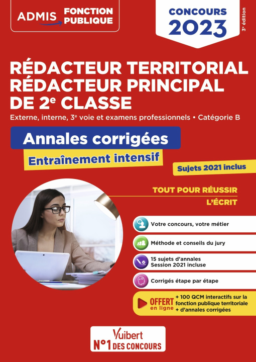 Könyv Concours Rédacteur territorial et Rédacteur principal 2e classe - Catégorie B - Annales corrigées Bellégo