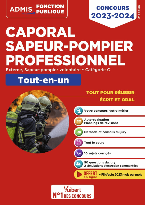 Kniha Concours Caporal Sapeur-pompier professionnel - Tout-en-un - Catégorie C Lavedan