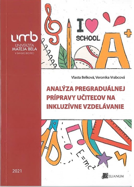 Kniha Analýza pregraduálnej prípravy učiteľov na inkluzívne vzdelávanie Vlasta Belková