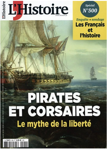 Könyv L'Histoire N°500 : Pirates et Corsaires : le mythe de la liberté - octobre 2022 