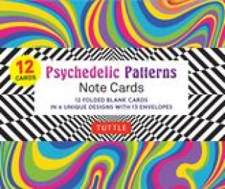 Έντυπα Psychedelic Patterns Note Cards - 12 cards Tuttle Studio