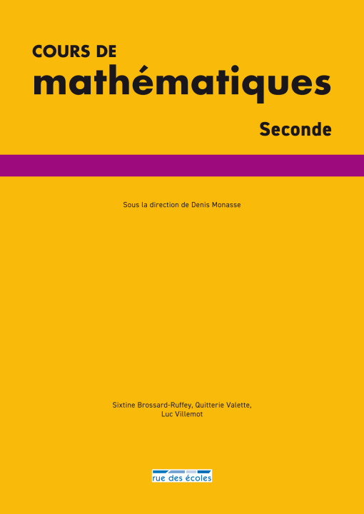 Carte Cours et exercices de mathématiques Seconde 
