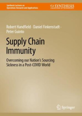Kniha Supply Chain Immunity Robert Handfield